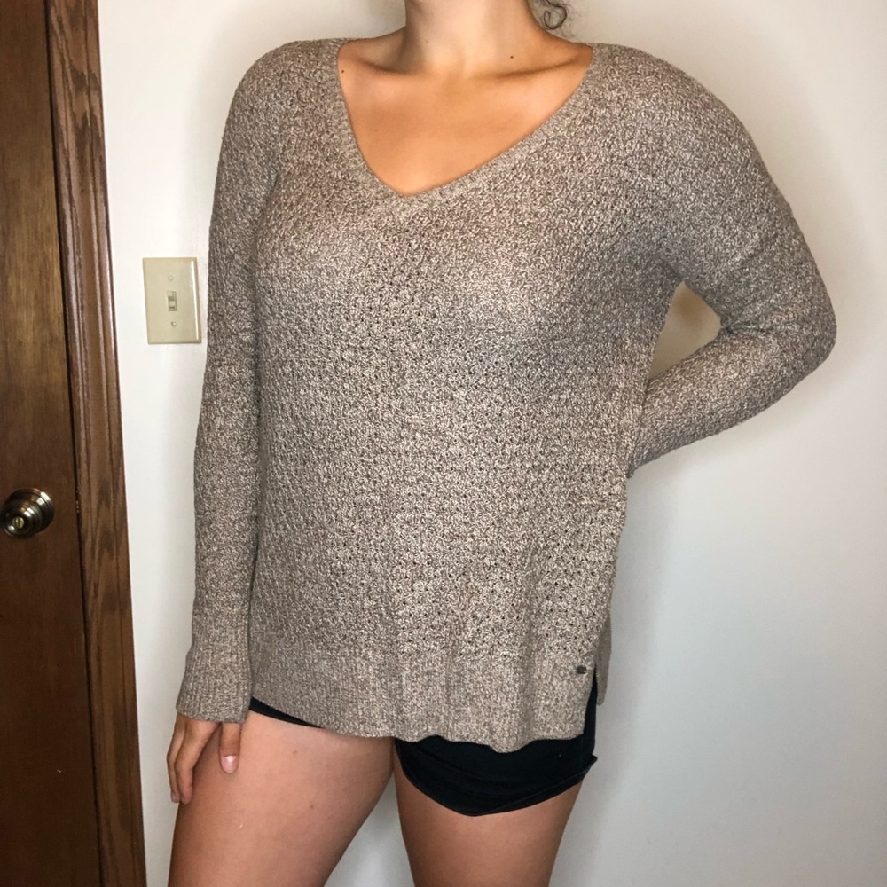 Knitted fall sweater